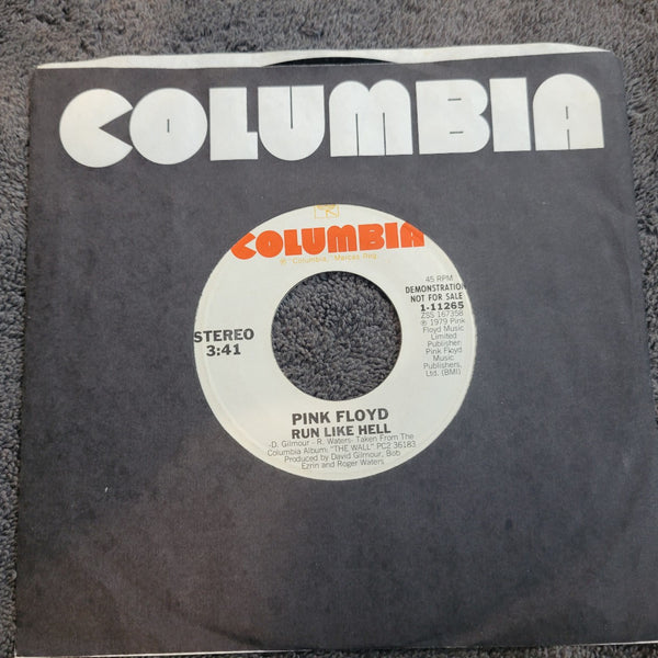 PINK FLOYD RUN LIKE HELL WHITE LABEL PROMO COLUMBIA 1-11265 WLP