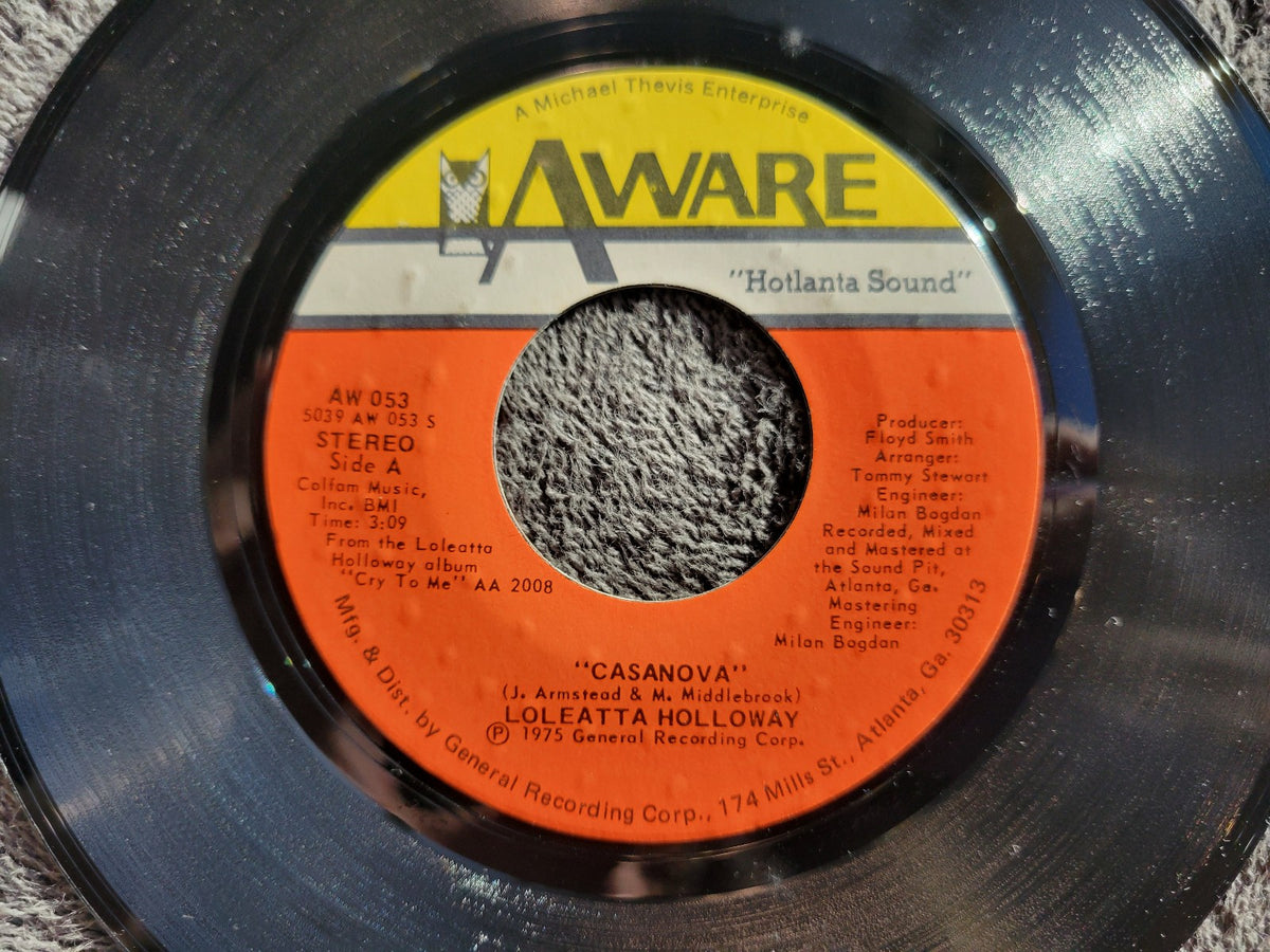 LOLEATTA HOLLOWAY CASANOVA ONLY A FEEL AWARE HOTLANTA SOUND