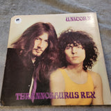T REX TYRANNOSAURUS UNICORN BLUE THUMB GATEFOLD FIRST PRESSING MARC BOLAN BTS 7