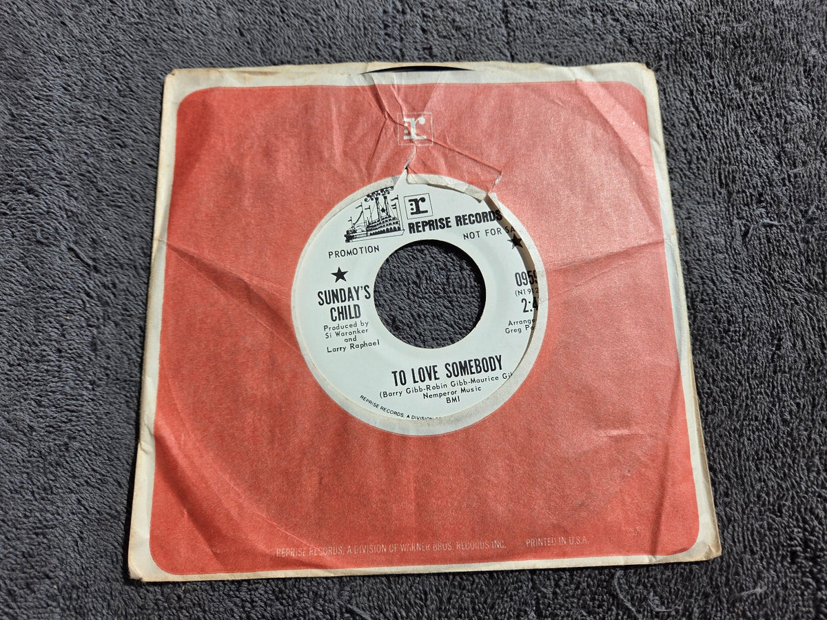 SUNDAY'S CHILD TO LOVE SOMEBODY WHITE LABEL PROMO WHAT ARE YOU THINKING REPRISE