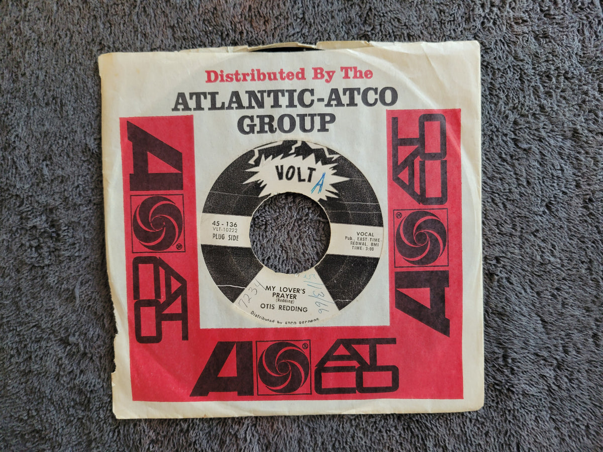 OTIS REDDING MY LOVERS PRAYER WLP VOLT WHITE LABEL PROMO
