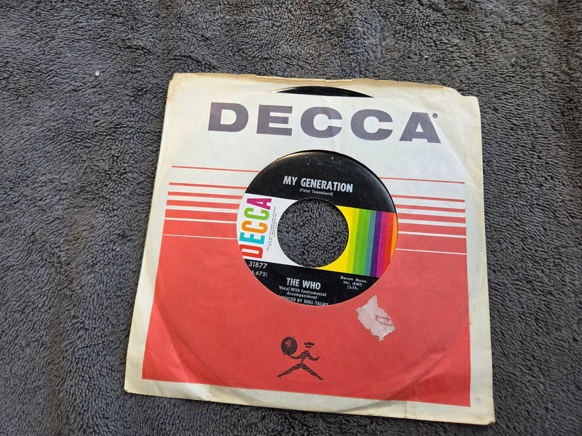 WHO MY GENERATION ON THE STREET DECCA 31877