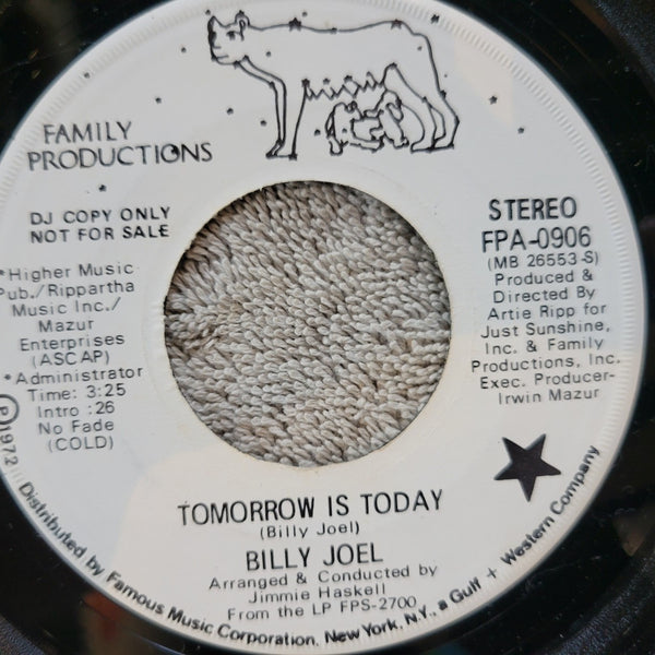 BILLY JOEL TOMORROW IS TODAY EVERYBODY LOVES YOU NOW FAMILY PRODUCTIONS FPA-0906