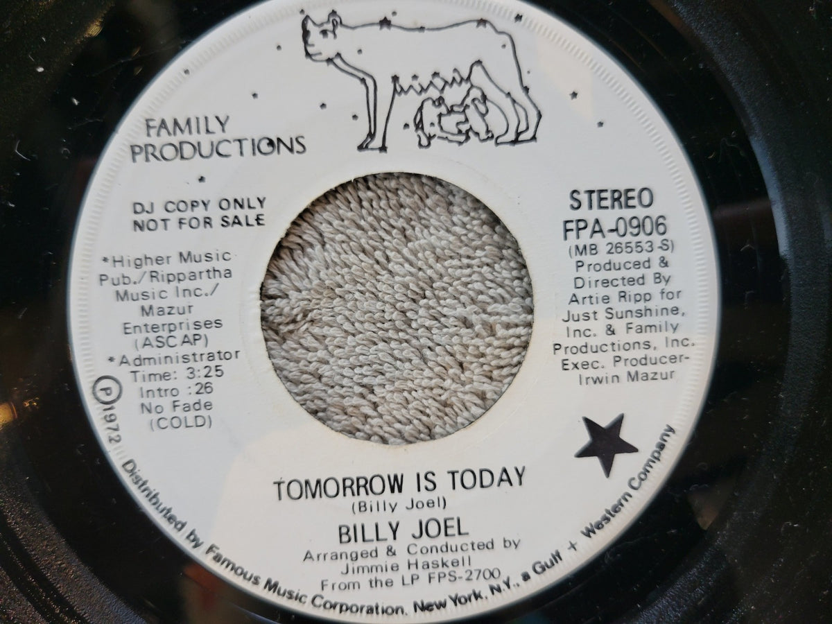 BILLY JOEL TOMORROW IS TODAY EVERYBODY LOVES YOU NOW FAMILY PRODUCTIONS FPA-0906