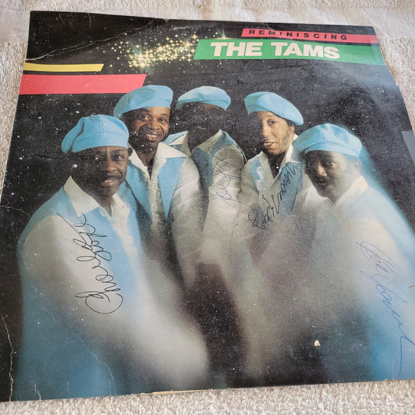 THE TAMS REMINISCING AUTOGRAPHED