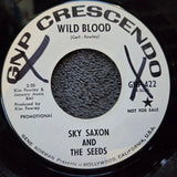 SKY SAXON & THE SEEDS WILD BLOOD WHITE LABEL PROMO CRESCENDO GNP 422 FALLIN OFF