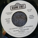 KERMIT THE FROG DISCO FROG SESAME STREET BIG BIRD HAPPIEST STREET IN THE WORLD