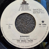SMALL FACES SHAKE WHITE LABEL PROMO PRIDE PR 1006 RUNAWAY DJ COPY