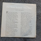 GEORGE HARRISON THIS SONG THE STORY BEHIND WHITE LABEL PROMO PICTURE SLEEVE