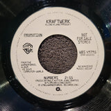 KRAFTWERK NUMBERS WHITE LABEL PROMO WBS 49795