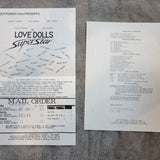 DOLLS SUPERSTAR REDD KROSS BLACK FLAG SONIC YOUTH POSTER & CATALOG LOVE
