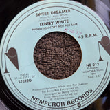 LENNY WHITE SWEET DREAMER WHITE LABEL PROMO MONO NEMPEROR NE 012