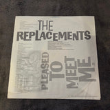 REPLACEMENTS PLEASED TO MEET ME W/ INNER SLEEVE PROMO PAUL WESTERBERG