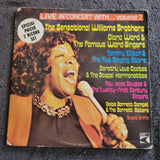 VARIOUS LIVE IN CONCERT WITH VOL 2 NASHBORO RECORDS SOUTHEN GOSPEL FUNK SOUL