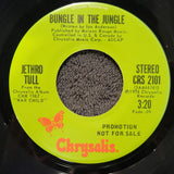JETHRO TULL BUNGLE IN THE JUNGLE MONO PROMO PICTURE SLEEVE CHRYSALIS CRS 2101