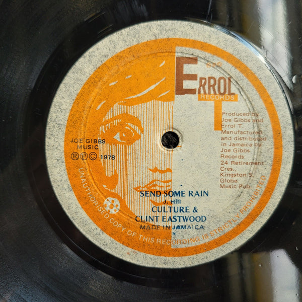 CULTURE CLINT EASTWOOD SEND SOME RAIN JAMAICA IMPORT ERROL T
