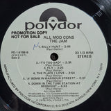 JAM ALL MOD CONS WHITE LABEL PROMO FIRST PRESSING WLP PAUL WELLER