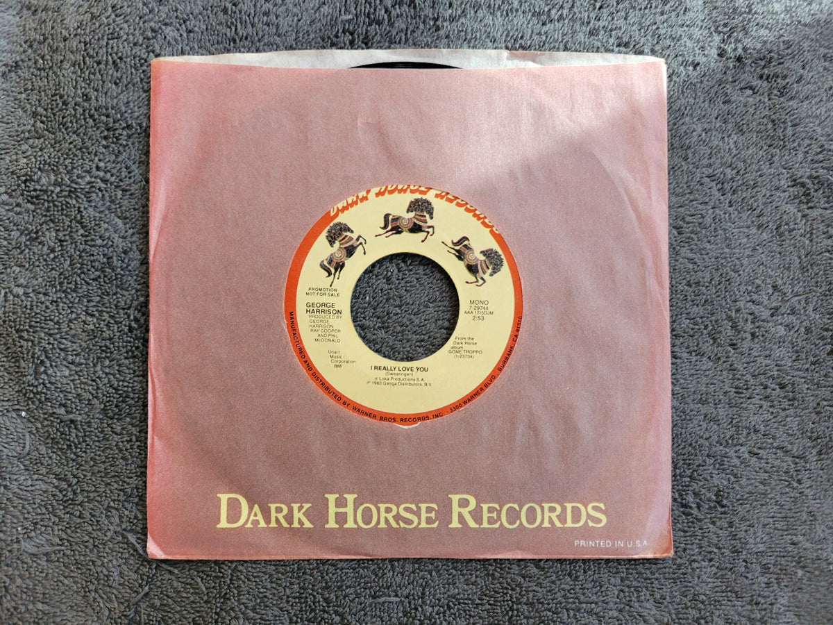 GEORGE HARRISON I REALLY LOVE YOU PROMO MONO DARK HORSE 7-29744