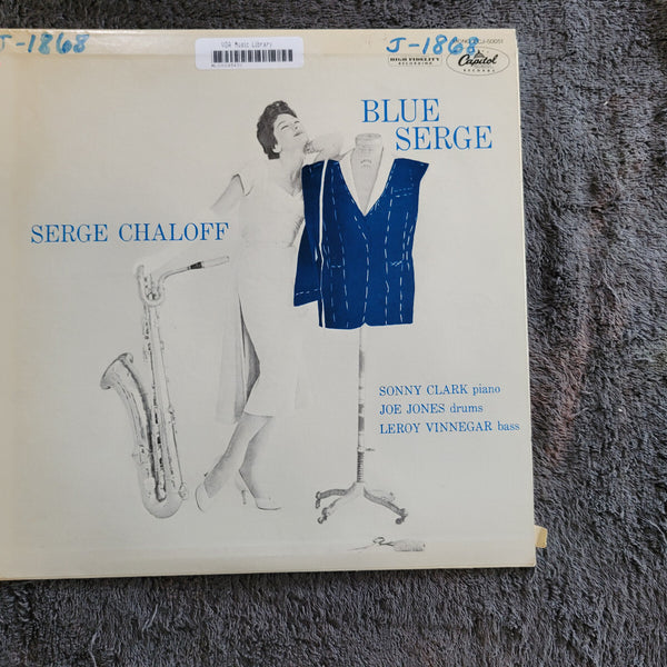 SERGE CHALOFF BLUE SERGE IMPORT JAPAN INSERT SONNY CLARK JOE JONES LEROY VINEGAR