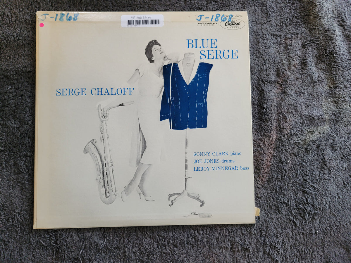 SERGE CHALOFF BLUE SERGE IMPORT JAPAN INSERT SONNY CLARK JOE JONES LEROY VINEGAR