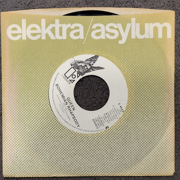 QUEEN BOHEMIAN RHAPSODY I'M IN LOVE WITH MY CAR WHITE LABEL PROMO E-45297