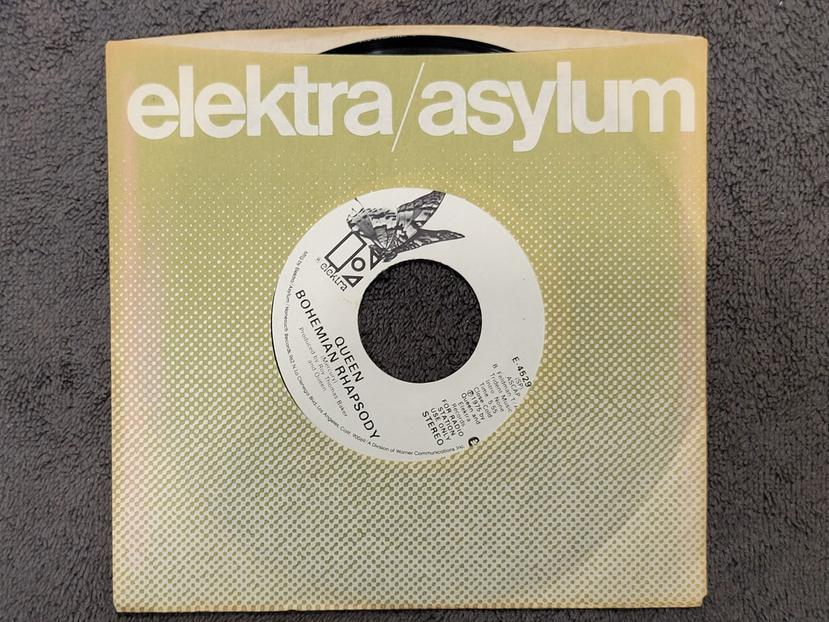 QUEEN BOHEMIAN RHAPSODY I'M IN LOVE WITH MY CAR WHITE LABEL PROMO E-45297