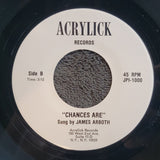 JAMES ARBOTH HEY GIRL CHANCES ARE PICTURE SLEEVE GIRL!