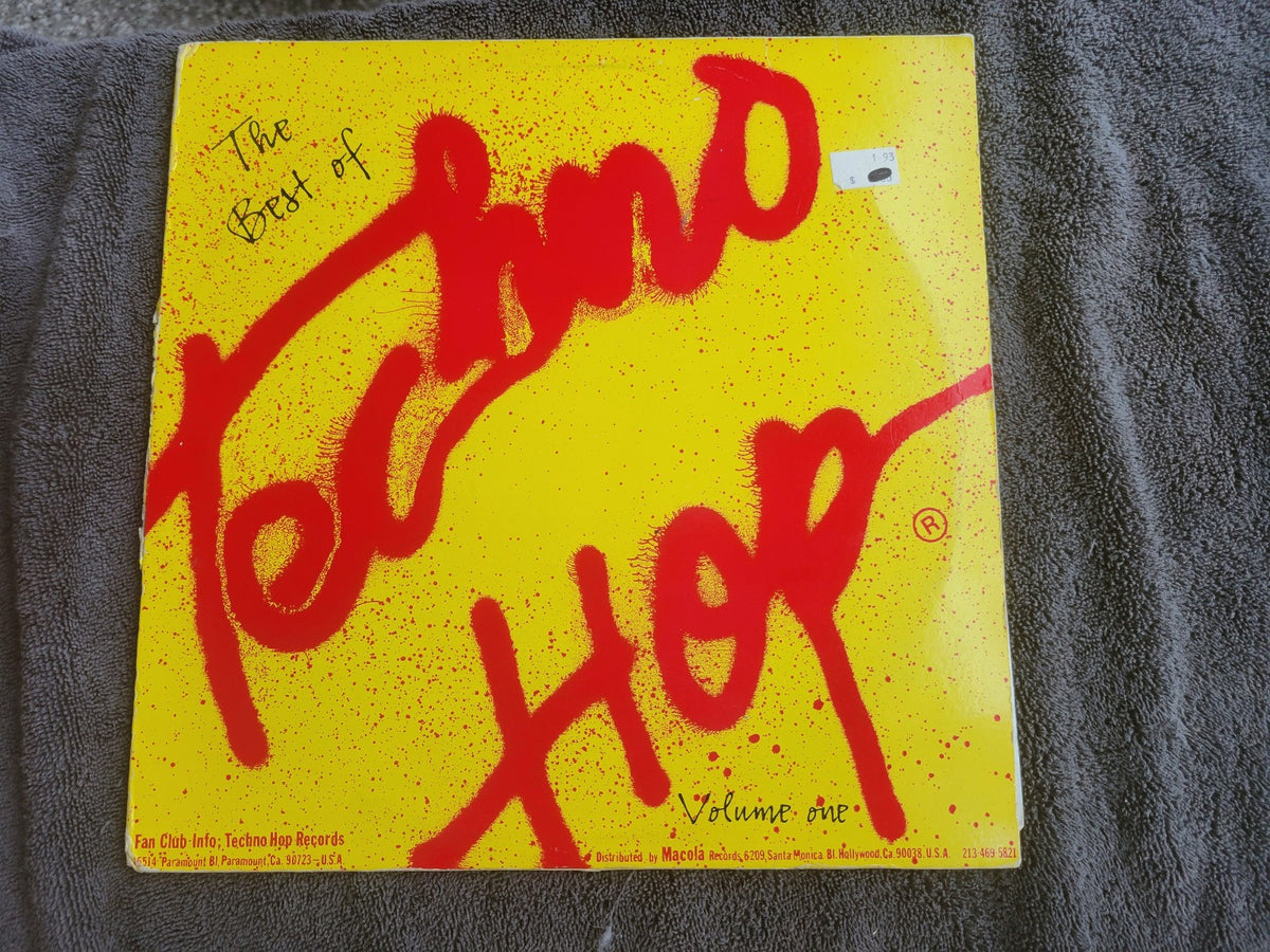 THE BEST OF TECHNO HOP VOL 1 UNKNOWN DJ FACADE ICE T CLI-N-TEL MECHANIC