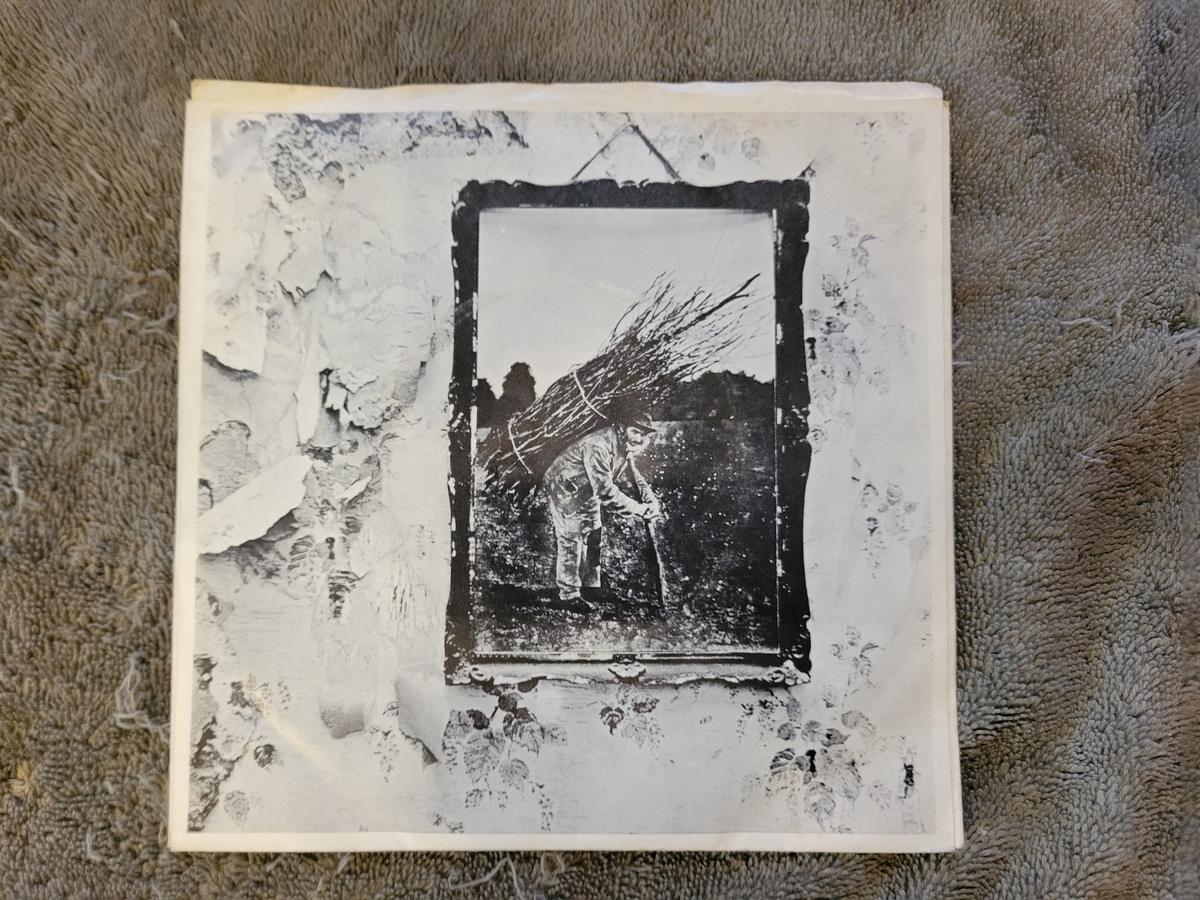 LED ZEPPELIN STAIRWAY TO HEAVEN WHITE LABEL PROMO PICTURE SLEEVE ATLANTIC PR-175