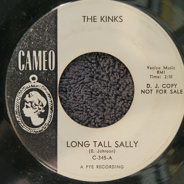 KINKS LONG TALL SALLY I TOOK MY BABY HOME WHITE LABEL PROMO WLP DJ COPY CAMEO