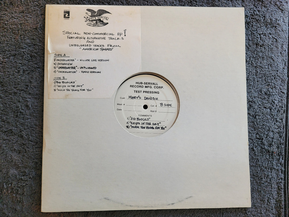 MARYS DANISH UNDERWATER TEST PRESSING HUB-SERVALL SPECIAL NON COMMERCIAL EP
