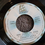 SHORTY LONG HERE COMES THE JUDGE IMPORT MOTOWN PS PICTURE SLEEVE