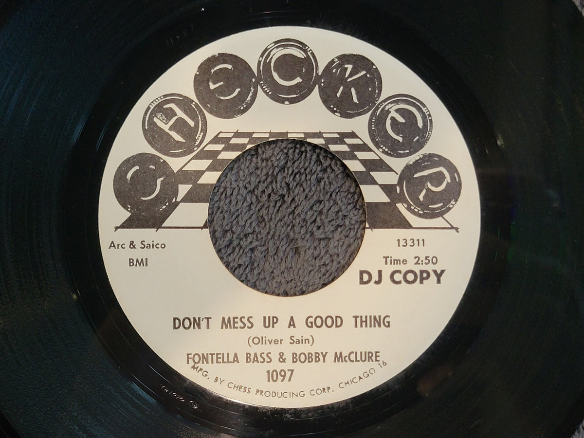 FONTELLA BASS DON'T MESS UP A GOOD THING WHITE LABEL PROMO WLP DJ COPY CHECKER