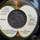 RAVI SHANKAR ALI AKBAR KHAN JOI BANGLA APPLE 1838 PICTURE SLEEVE GEORGE HARRISON