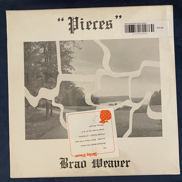 BRAD WEAVER PIECES NEW SEALED INDIE FOLK PSYCH W/ STICKY NOTE FROM MOM!