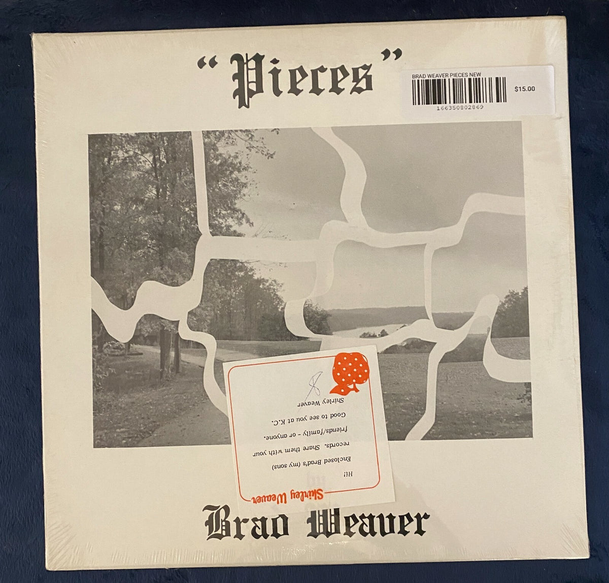 BRAD WEAVER PIECES NEW SEALED INDIE FOLK PSYCH W/ STICKY NOTE FROM MOM!