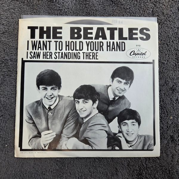 BEATLES I WANT TO HOLD YOUR HAND PROMO I SAW HER STANDING THERE 7-PRO-9076
