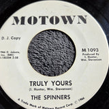 SPINNERS TRULY YOURS WHITE LABEL PROMO MOTOWN M 1093 WLP
