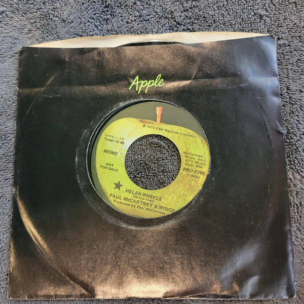 PAUL MCCARTNEY WINGS HELEN WHEELS PROMO MONO APPLE PRO-6786
