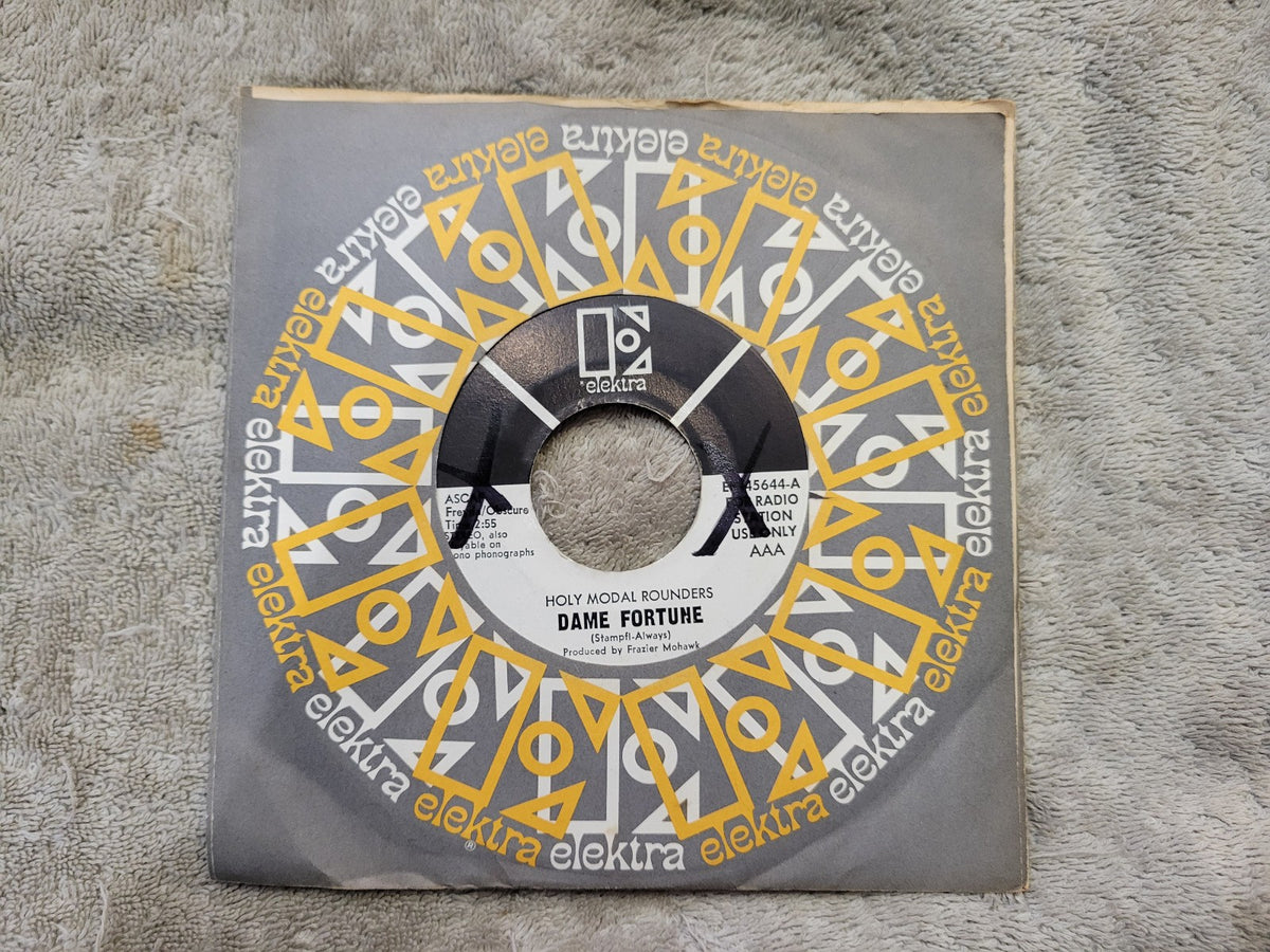 HOLY MODAL ROUNDERS DAME FORTUNE BIRD SONG WHITE LABEL PROMO ELEKTRA EK-45644