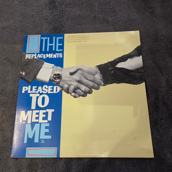 REPLACEMENTS PLEASED TO MEET ME W/ INNER SLEEVE PROMO PAUL WESTERBERG
