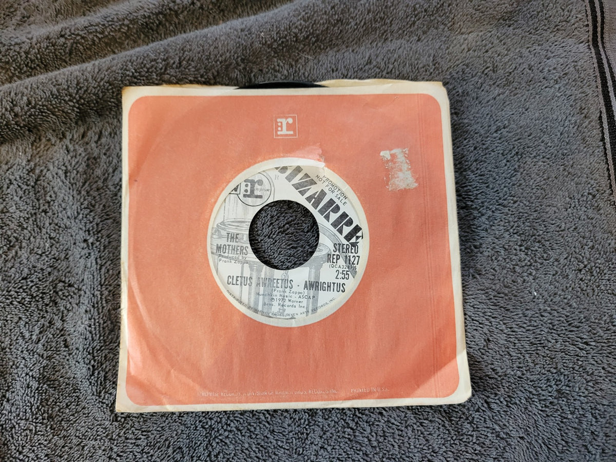 FRANK ZAPPA MOTHERS OF INVENTION CLETUS AWREETUS AWRIGHTUS MONO PROMO REP 1127