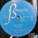 NEW ORDER MOVEMENT IMPORT ITALY JOY DIVISION