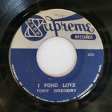 TONY GREGORY I FOND FOUND LOVE SERENADE OF SUPREME 400 401 BLUE SILVER LABEL