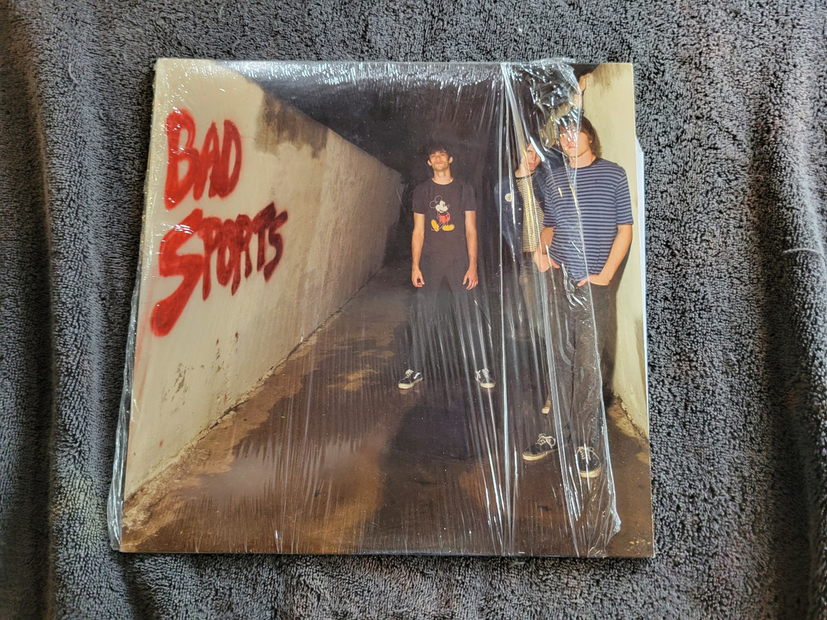 BAD SPORTS SELF TITLED S/T RED BLACK SPLIT VINYL DMR SHRINK