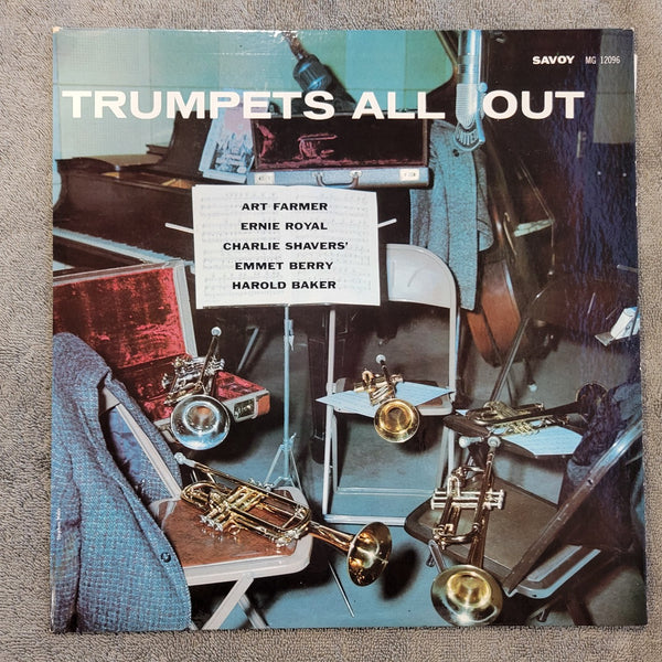 ART FARMER TRUMPETS ALL OUT FIRST PRESS SAVOY MG 12096 ERNIE ROYAL EMMET BERRY