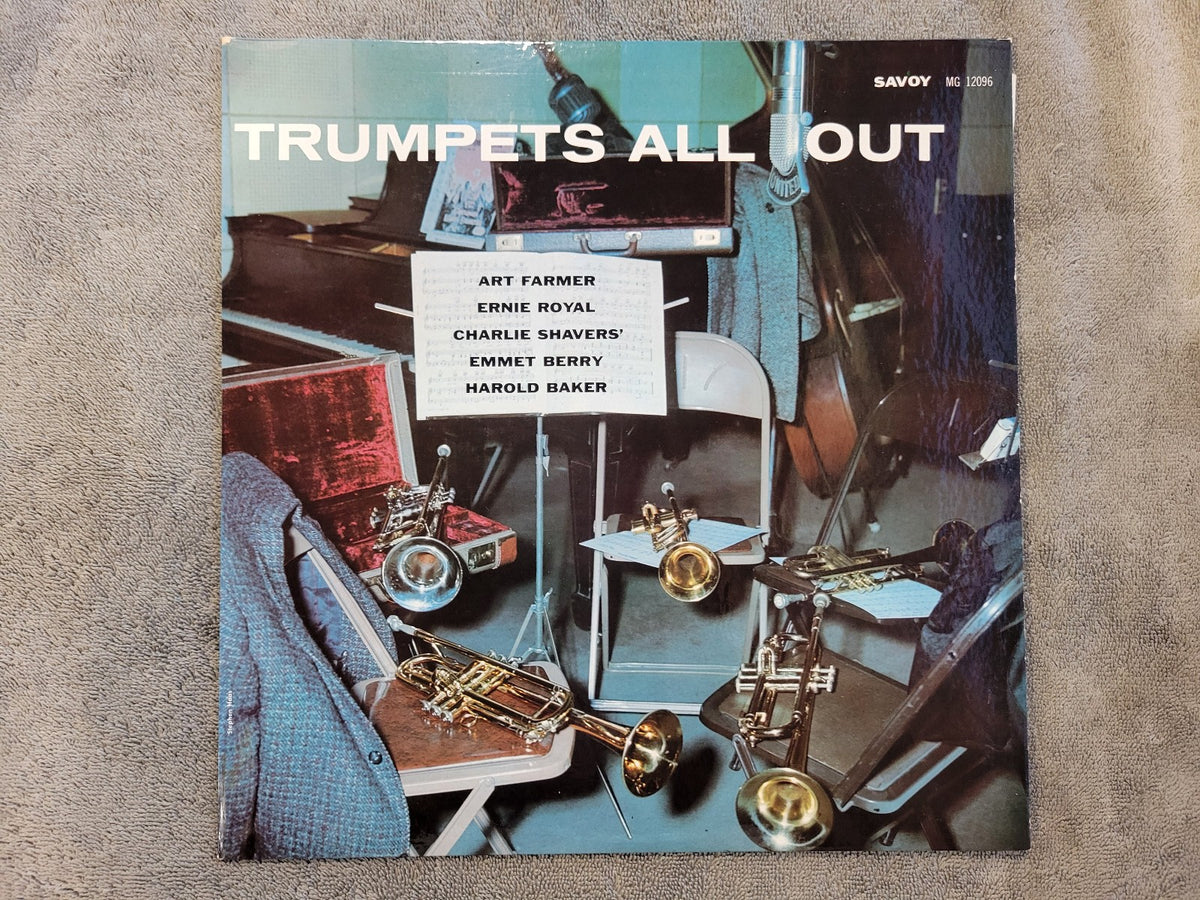 ART FARMER TRUMPETS ALL OUT FIRST PRESS SAVOY MG 12096 ERNIE ROYAL EMMET BERRY