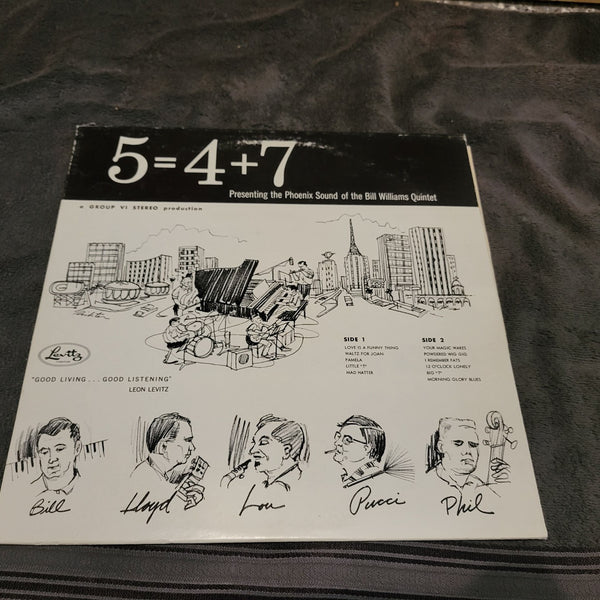 BILL WILLIAMS QUINTET 5=4+7 ARIZONA