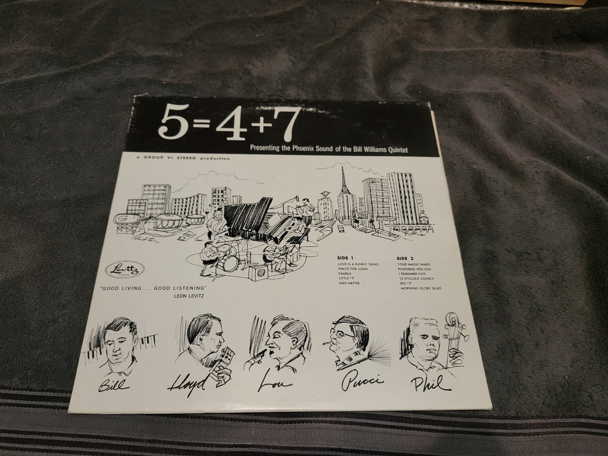 BILL WILLIAMS QUINTET 5=4+7 ARIZONA