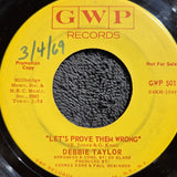 DEBBIE TAYLOR NEVER GONNA LET HIM KNOW PROMO GWP 501 LET'S PROVE THEM WRONG